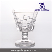 Taza caliente del helado de la venta, cuenco de cristal, Stemware (GB1055BK)